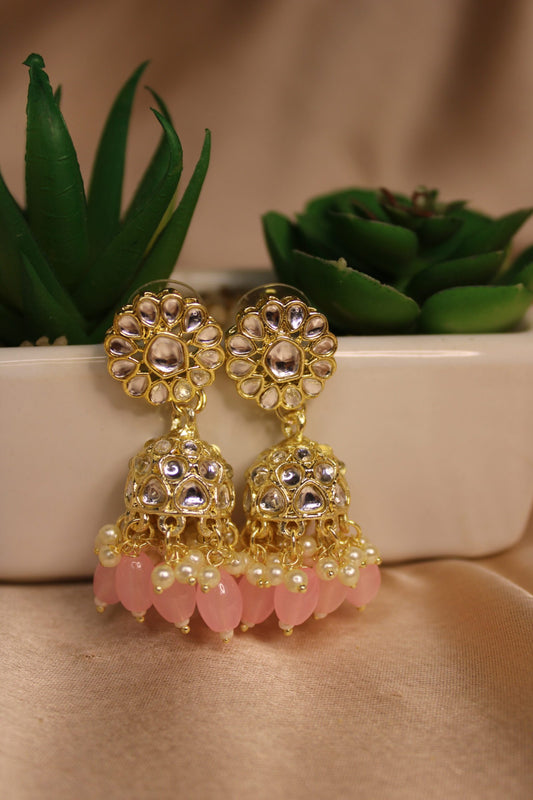 Misha: Jhumki - Baby Pink