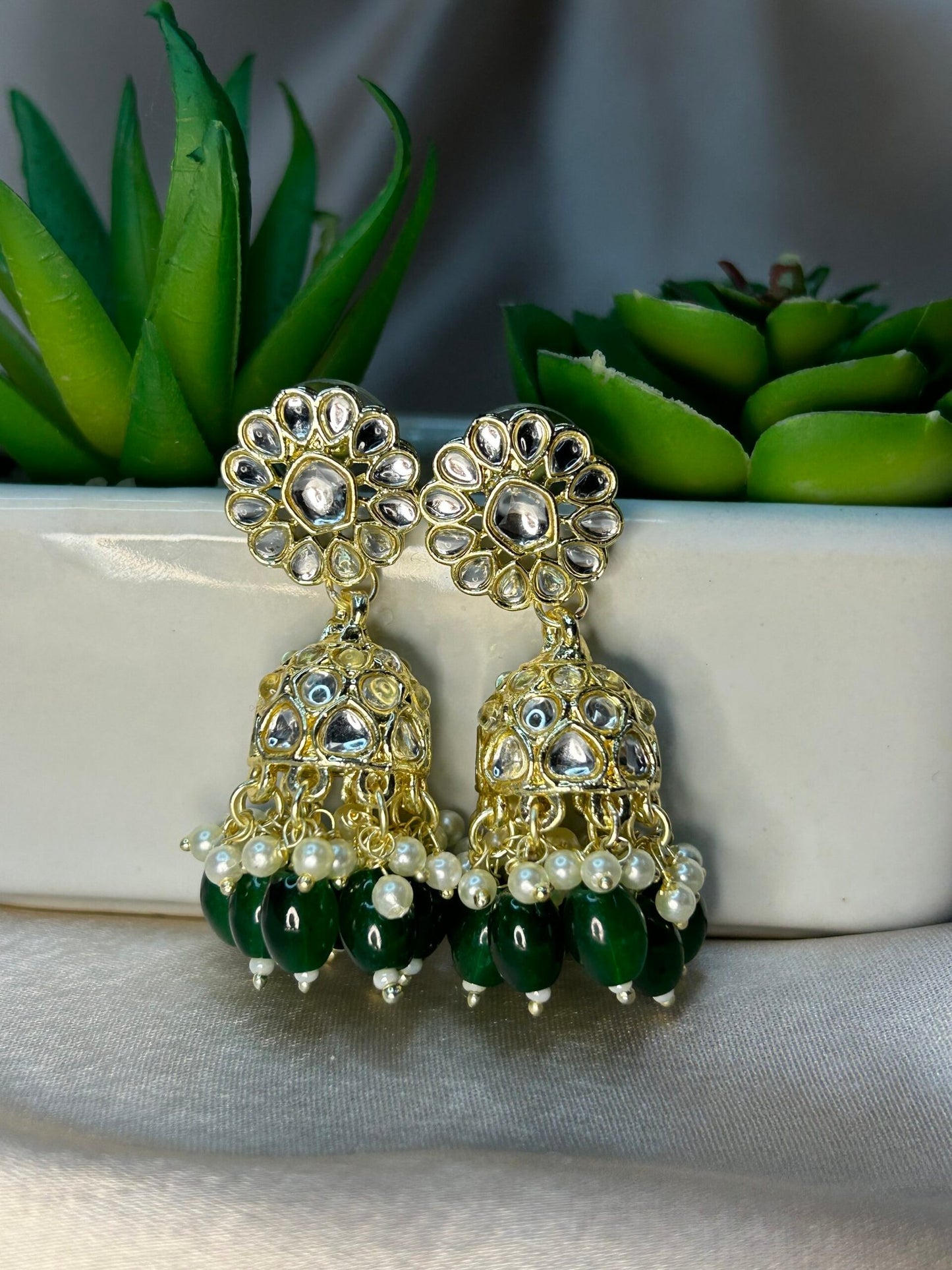 Misha: Jhumki - Green