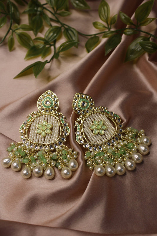 Naaz: Earrings - Mint