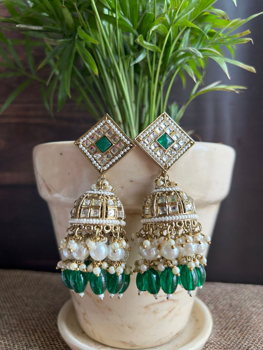 Eneet: Jhumki - Green