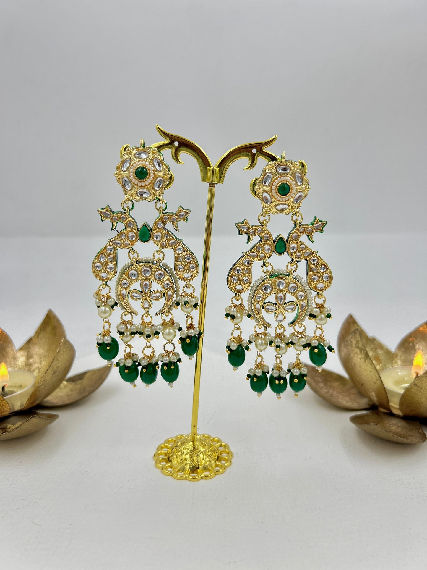Morika Earrings : Green