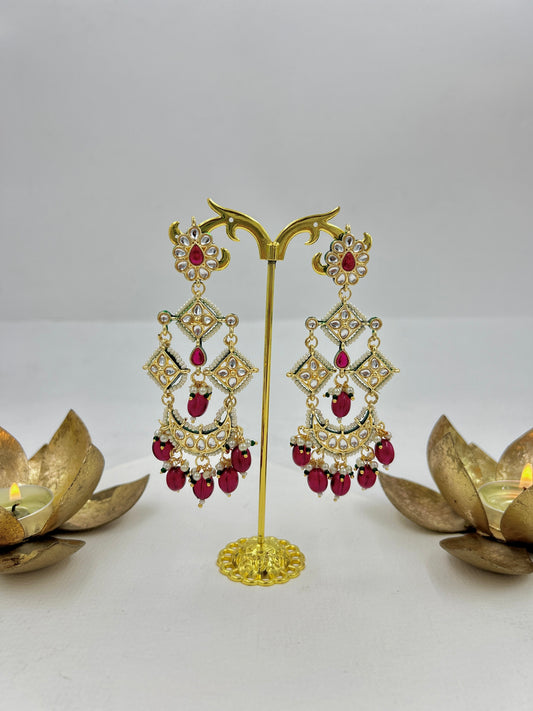 Benazir Earrings : Rani