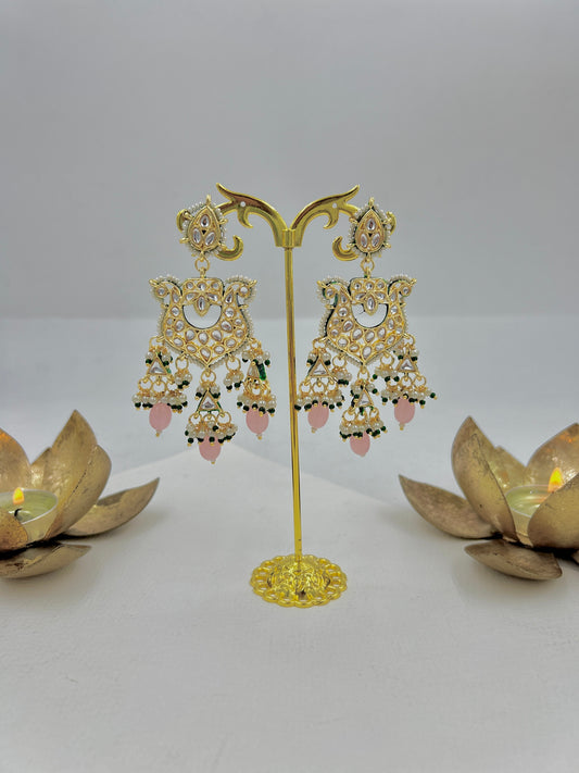 Anahita Earrings : Pink