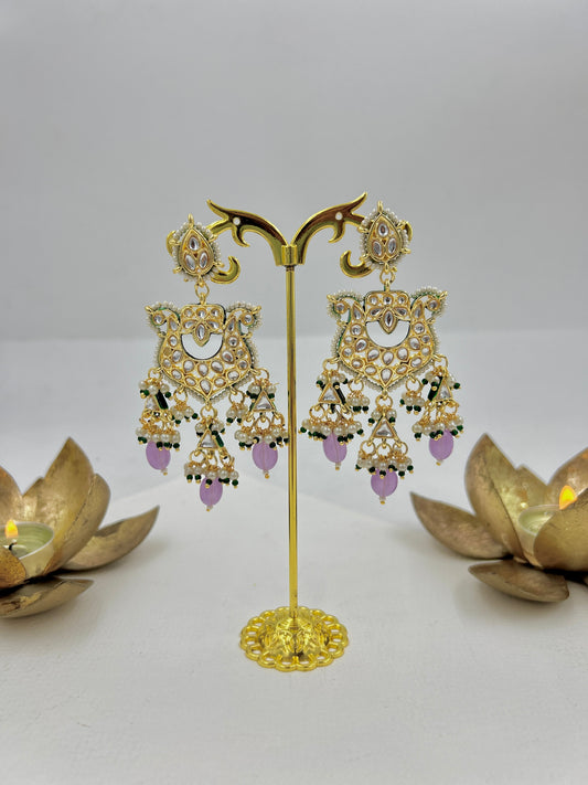 Anahita Earrings : Lilac