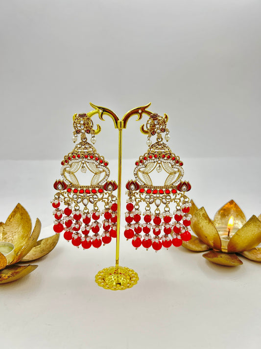 Dolly Earrings : Red