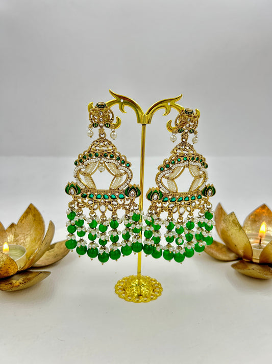 Dolly Earrings : Green
