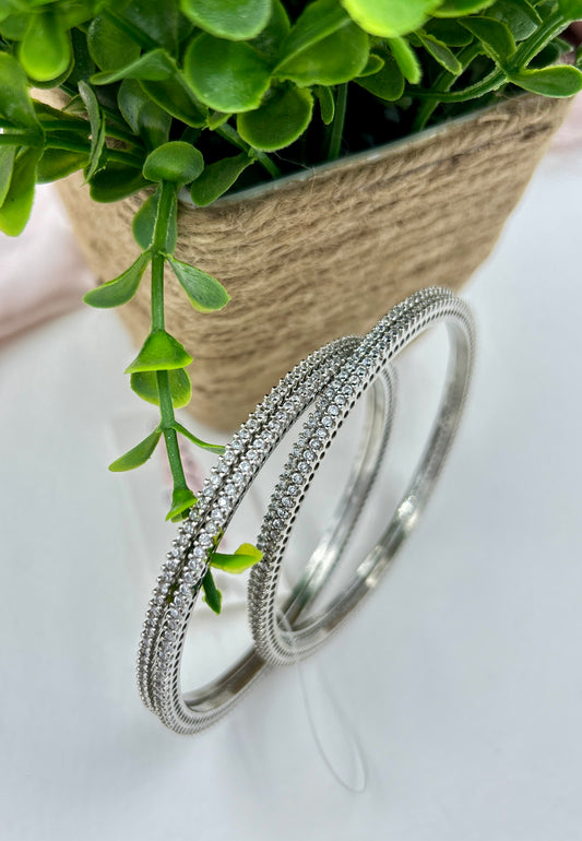 Aleena AD Bangles : Clear