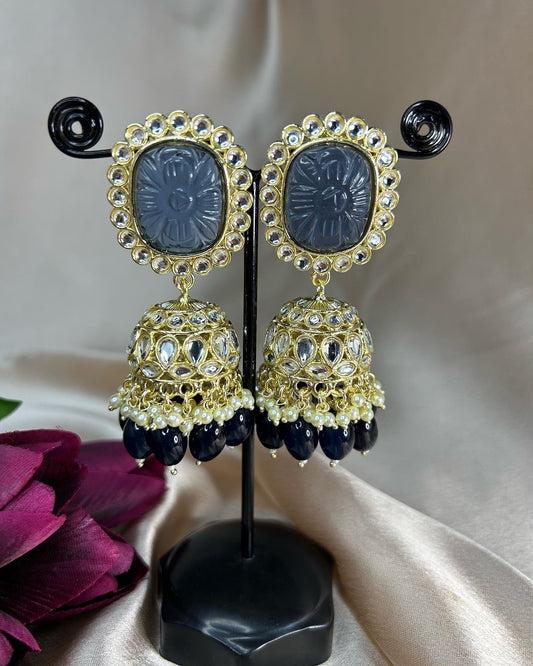 Simar: Jhumki - Charcoal