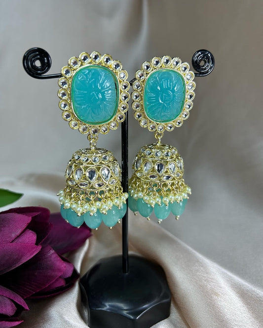 Simar: Jhumki - Turquoise