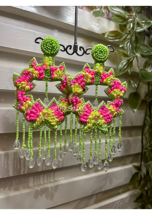 The Quirky Edit - D001: Earrings - Lime