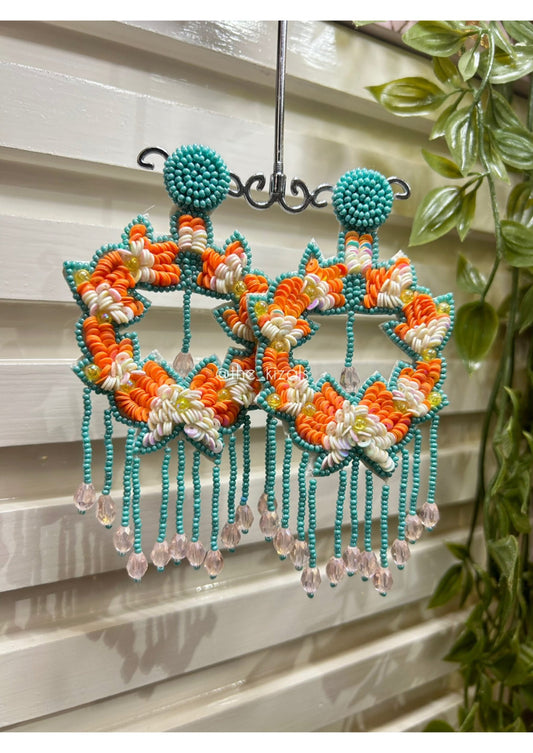 The Quirky Edit - D001: Earrings - Turquoise