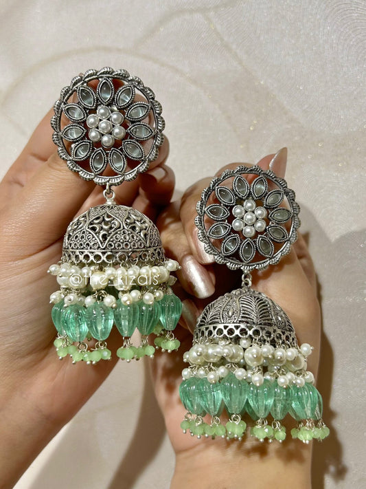 Zehra: Jhumka - Mint
